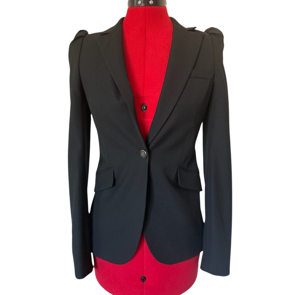 SOLD Zara Black Blazer Tailored Formal Jacket XS - Picture 1 of 10